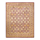 One-of-a-Kind 8' 1" X 10' 1" 2000s Wool Area Rug in Purple