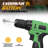27-Piece Drill Driver Set Lithium-Ion Home Tool Kit With 20Nm Torque & ABS Case??-1475197006