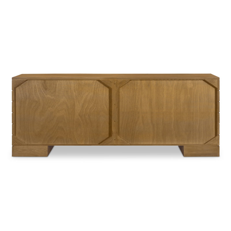 Gia 6 Drawer Dresser Brown