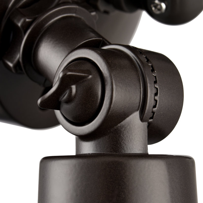 Projecteur d'extérieur de sécurité à 4 lumières de 4,75 po de hauteur - thermolaqué, Bronze