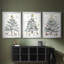 Christmas Holiday Art CECX - reproduction sur mesure encadrée de qualité supérieure - 3 pièces-1729278313-1729278317