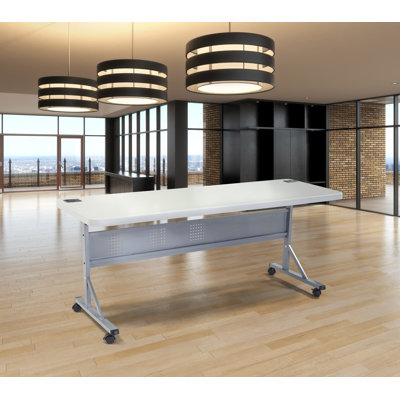 Flip-N-Store Training Table with Caster Wheels