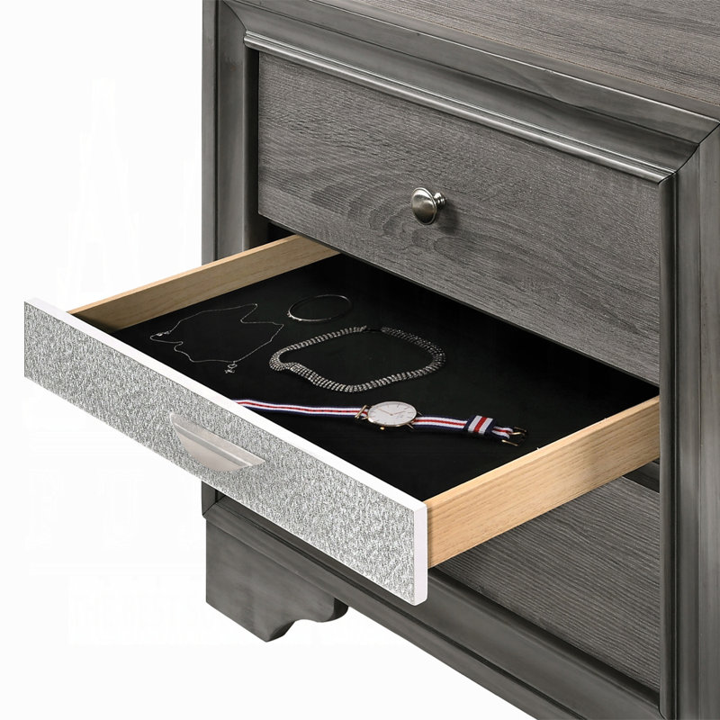 Hollingsworth Nightstand, Gray