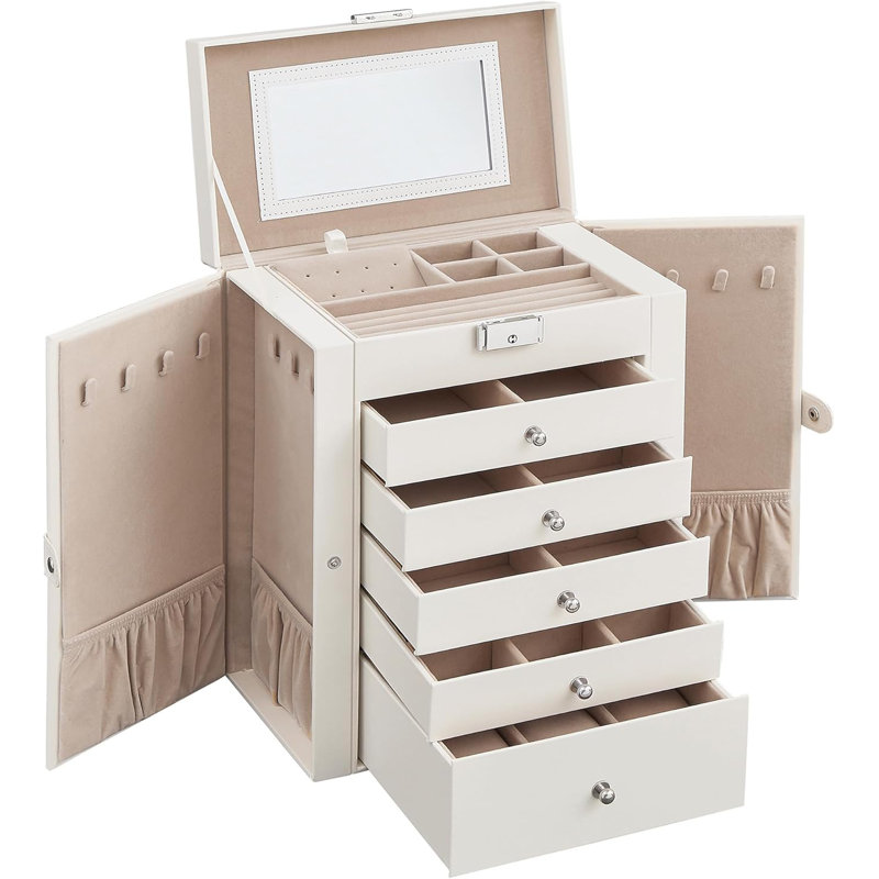 Jewelry Armoire, White