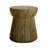 Outdoor Travertine Concrete Side Table