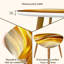 Ensemble de 2 tables basses gigognes Triangle