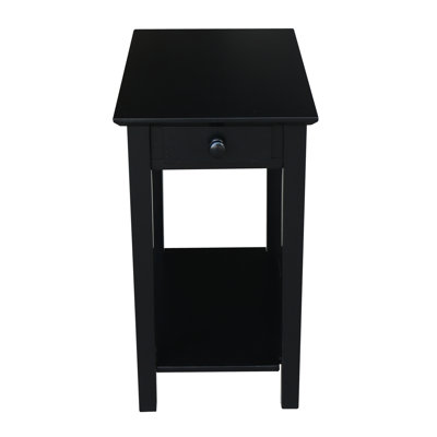 Sunbury Solid Wood End Table with Storage