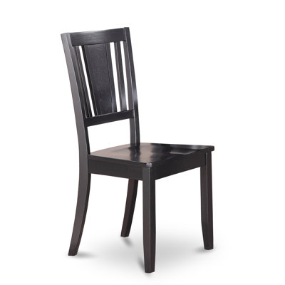 Chaise d'appoint en bois massif Sisneros