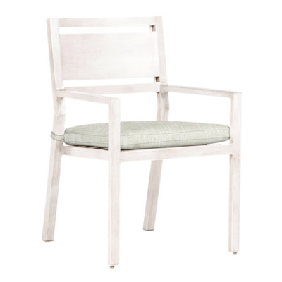Avondale Aluminum Patio Dining Armchair with Cushions