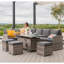 Rosen 9 - Person Garden Lounge Set with Cushions
