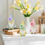 Ensemble de 3 gnomes de printemps, décoration, gnome de Pâques, fait à la main, décoration pour plateau de cuisine à plusieurs niveaux