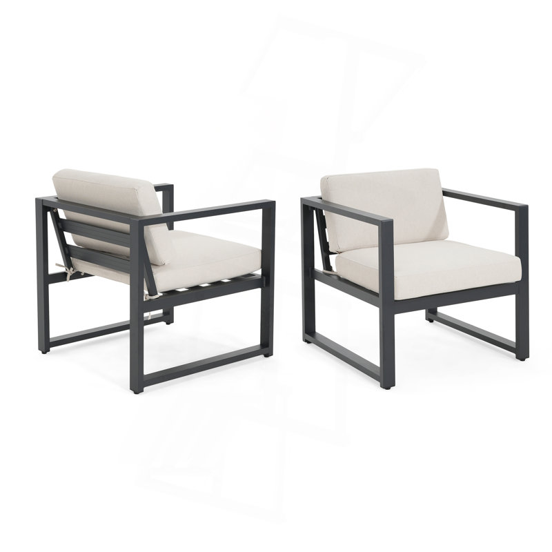 Ensemble de 2 chaises d'extérieur Navan