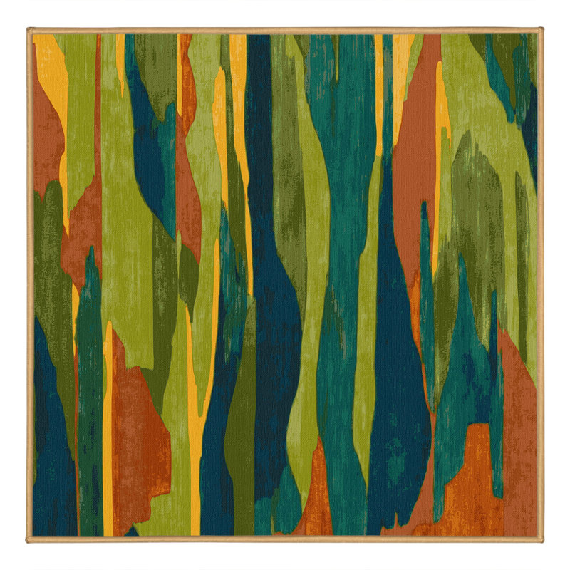 Verdure Glow Rug, Square 5'