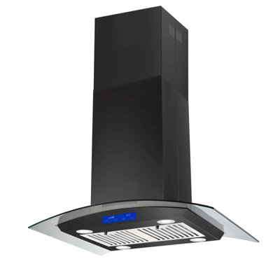 30 inches Island Ceiling Mount Range Hood Stainless Steel