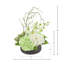 Organic Modern Arrangement with Orchids and Hydrangeas-988757373