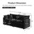 Living Room Set, Modern Chenille Sofa Couch, For Living Room-487933415