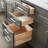 Currahee Free-standing Double Bathroom Vanity with Engineered Stone Top-1050951040