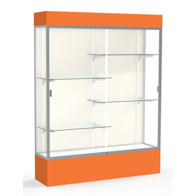 Spirit Series 80" H x 60" W Aluminum Display Case with Lighting 