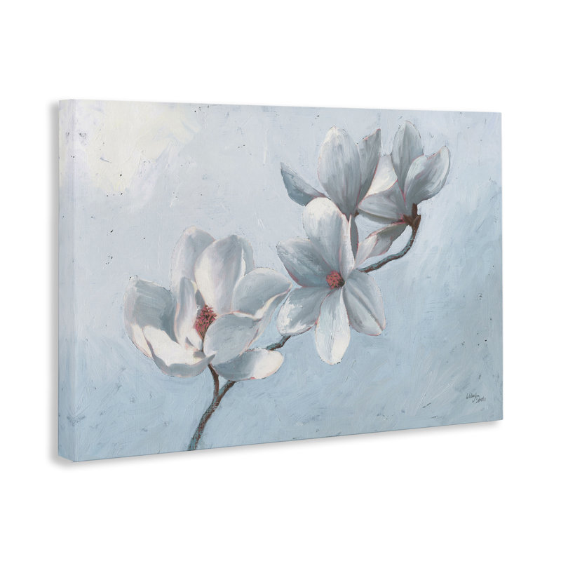 Art mural sur toile Blooming Magnolia en herbe par Wellington Studio, H 24 po x l 36 po