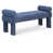 Tissu en polyester bleu marine sélectionné