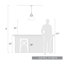 Bales 1-Light Dimmable Dome Pendant-222564233-222564232