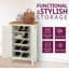 Eleanor 10 Pair Shoe Storage Cabinet