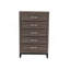 Commode en bois massif avec rangement 1 chambre 5 pièces