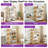57.09" H Bookcase With 5-Tier Shelf Display Rack For Living Room-666016288-662966999