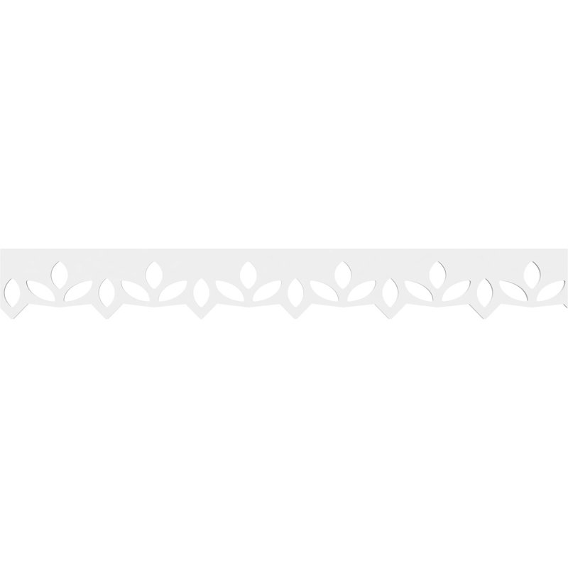 Garniture de service de qualité architecturale Laurel, H 6 po x L 48 po x P 0,63 po