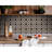 4" X 4" Intertwined Black And Cream Peel And Stick Removable Tiles-1373235512