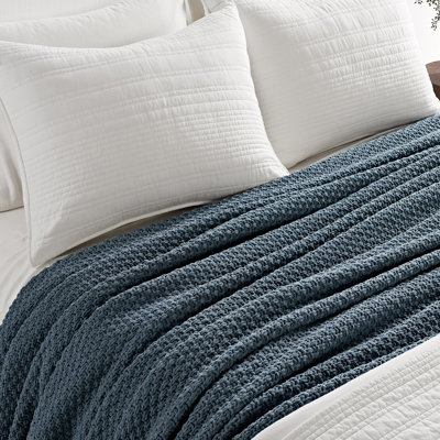 Chunky Chenille Weighted Throw Blanket