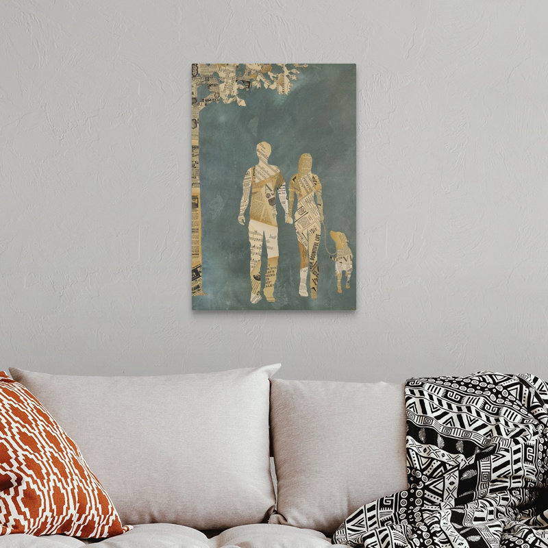 «Summer Stroll» par Saulters, impression sur toile, H 30 po x l 20 po x P 1,25 po