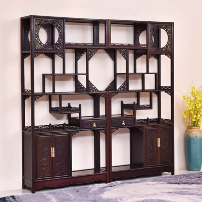 New Chinese Classic Minimalist Style Bookcase