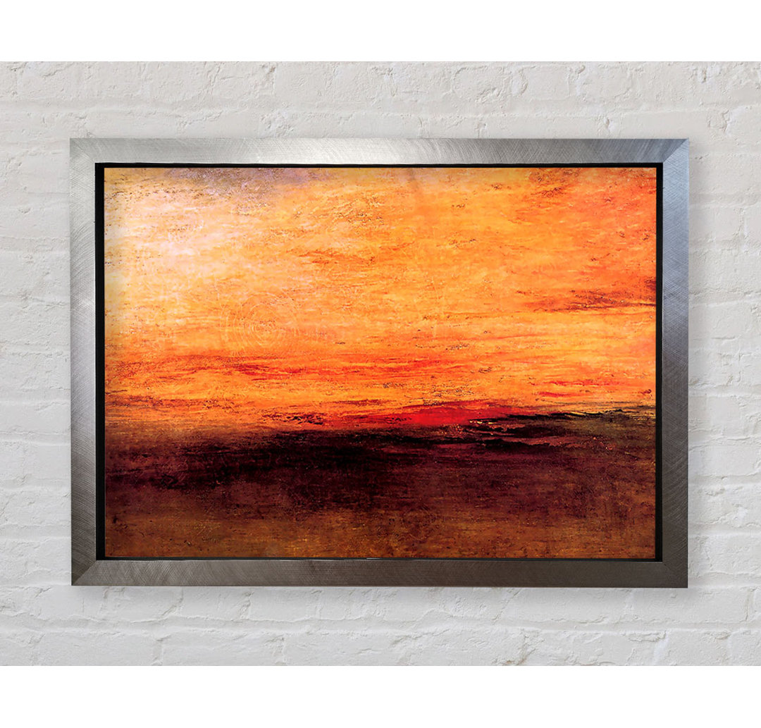 Sonnenuntergang von Joseph Mallord William Turner - Druck