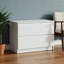 Système de garde-robe mural blanc, 5 unités modulaires, facile à assembler.