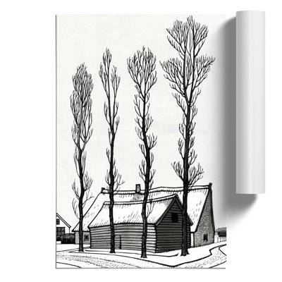 Winter by Julie De Graag - No Frame Print