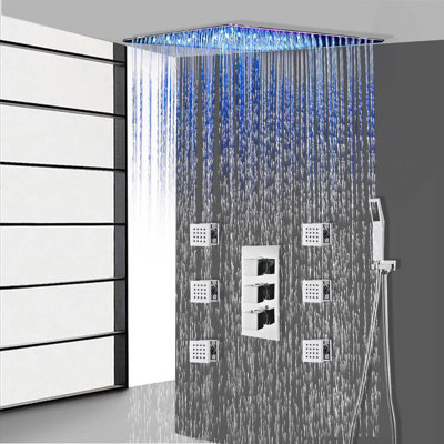 Thermostatic All-In-One Kit with Rough in-Valve