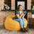 Big Joe Foam Filled Bean Bag Chair with Soft Removeable Cover-83223338-125119676