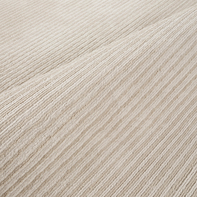 Tapis beige Abani Rugs Plush Deco PDE150A, Rectangle 4pi x 6 pi