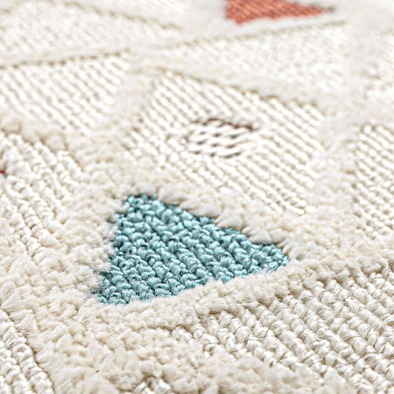 Soft Area Rug for Bedroom Floor Mats Medium Pile Entryway Rugs Textured Polypropylene Carpet TR006, Rectangle 120 x 180 cm 