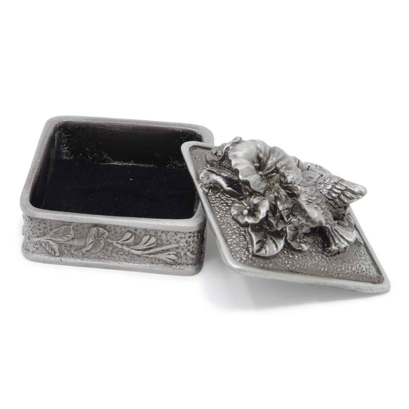 Boîte à bijoux vintage colibri