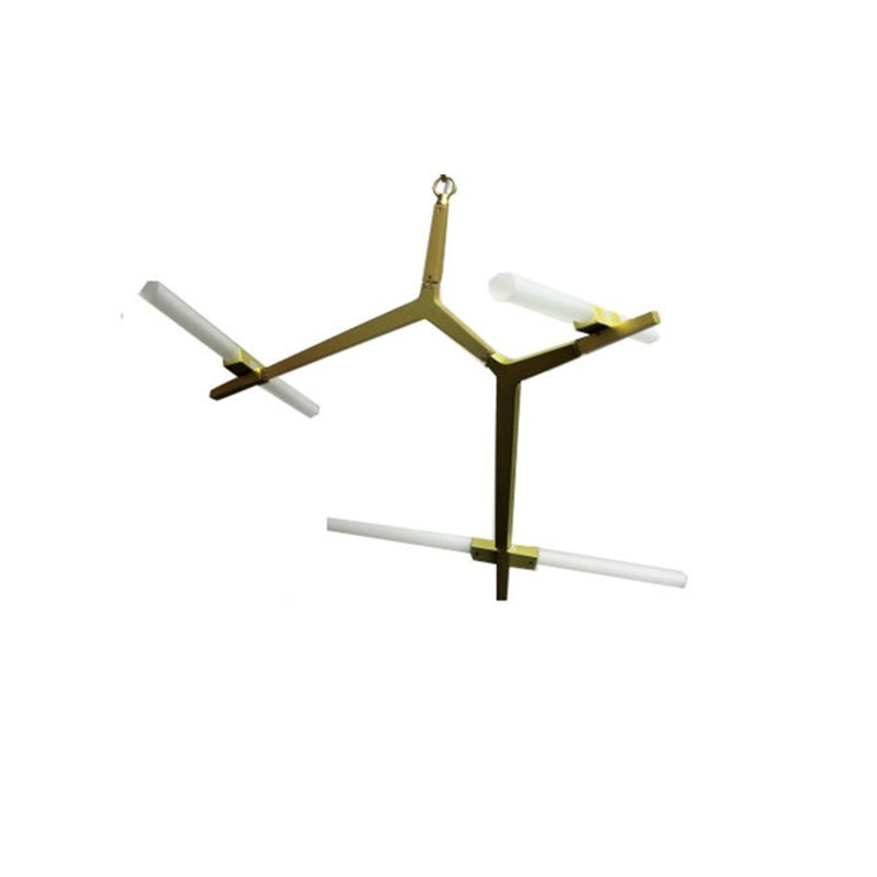 Lustre linéaire moderne 6 lumières Spoutnik