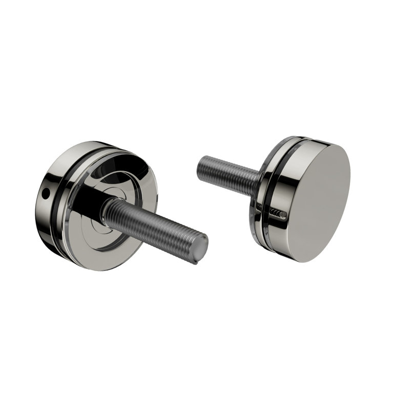 Trousse de rechange de rondelle ou de goujon pour poignée unipolaire à poignée solide de 1-1 / 4 po de diamètre, finition nickel poli