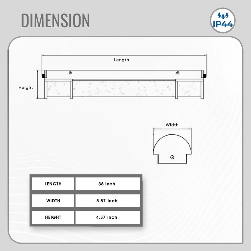Alpern Dimmable LED Vanity Light