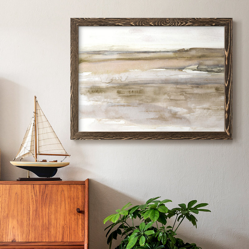 Sunset Bay, reproduction d'art sur toile, H 18 po x l 26 po, Noyer