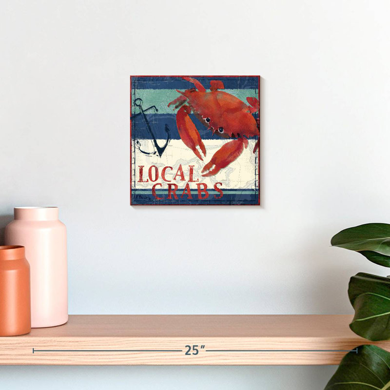 Brampt Deep Sea Crab, 10" H x 10" W