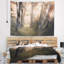 Tapisserie forêt dark old spring Landscape-1742649676