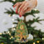 3 Piece Irish-Inspired Santa Wooden Ornaments