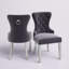 Chaise d'appoint rembourrée en velours Sydnie-1296681850