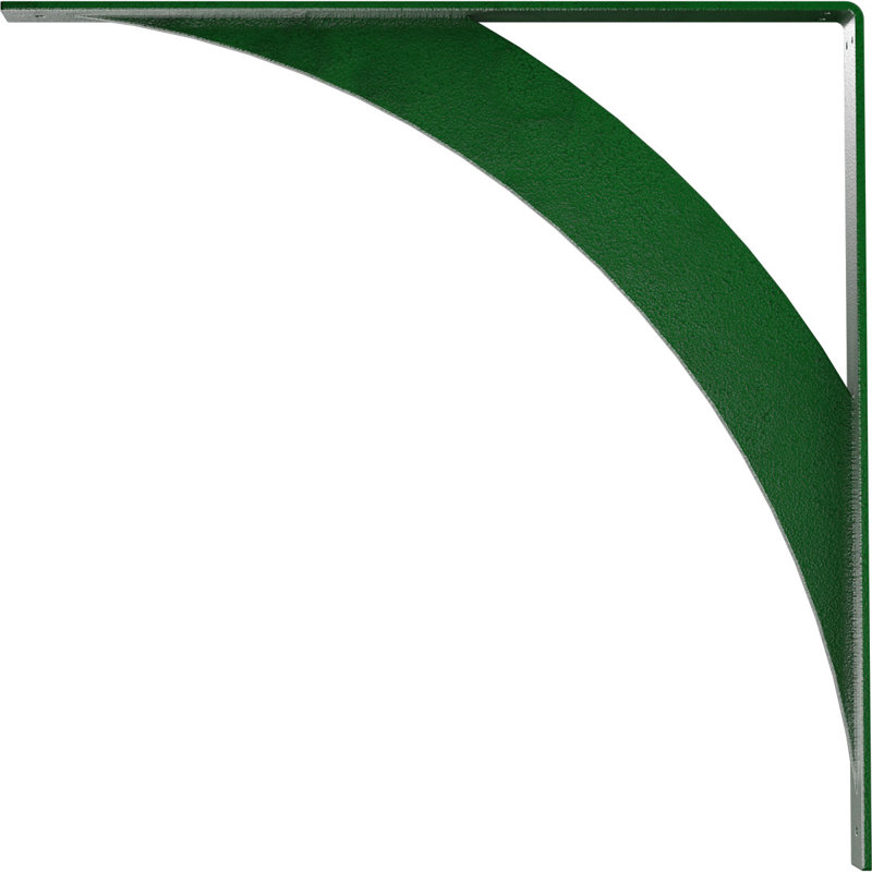 Hammered Gold 24'' Steel Bracket for Shelves